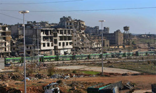 Comienza la “evacuación” de los terroristas de Alepo